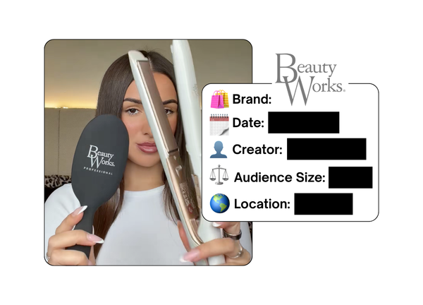 Spotted: Beauty Works in a new paid collab