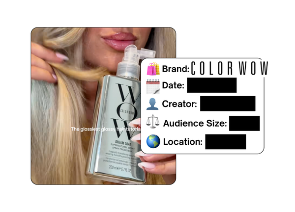 Spotted: Color Wow in a new paid collab