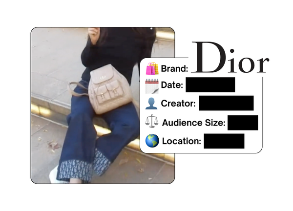 Spotted: Dior in a new paid collab