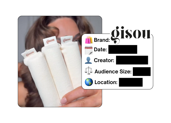 Spotted: Gisou in a new paid collab
