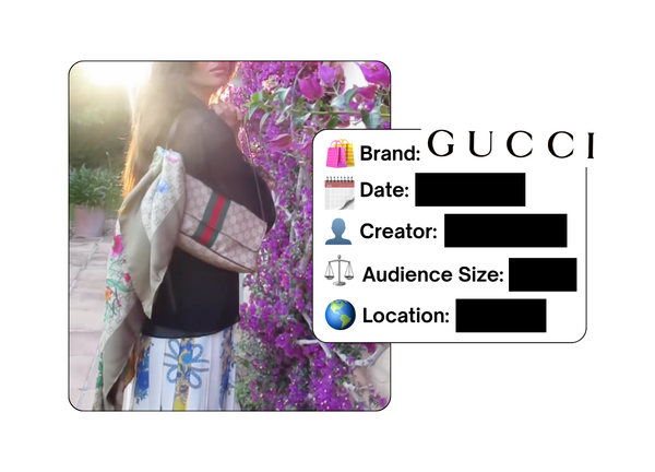 Spotted: Gucci in a new paid collab