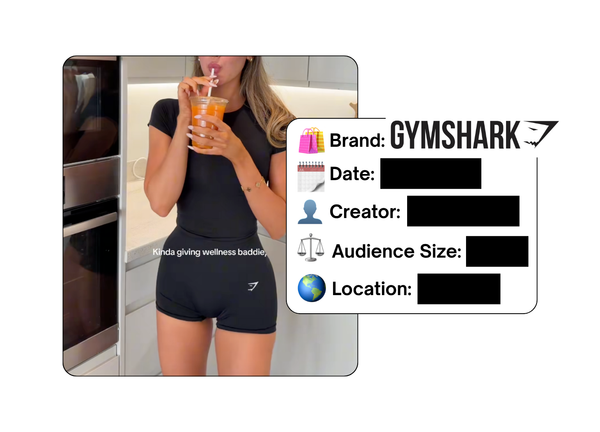 Spotted: Gymshark in a new paid collab