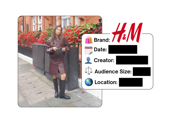 Spotted: H&M in a new paid collab