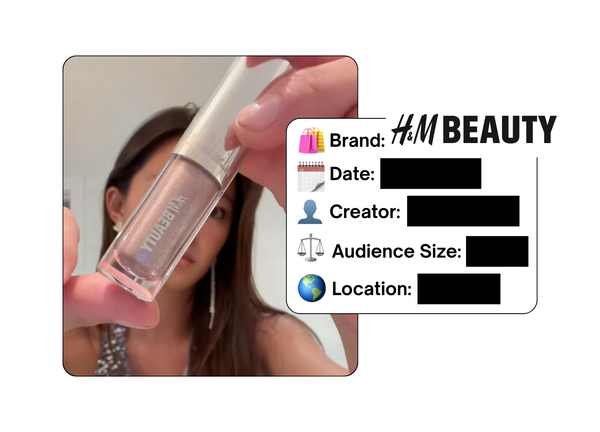 Spotted: H&M Beauty in a new paid collab