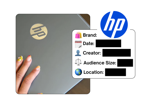 Spotted: HP in a new paid collab