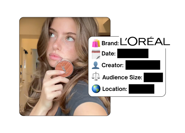 Spotted: L'Oreal Group in a new paid collab