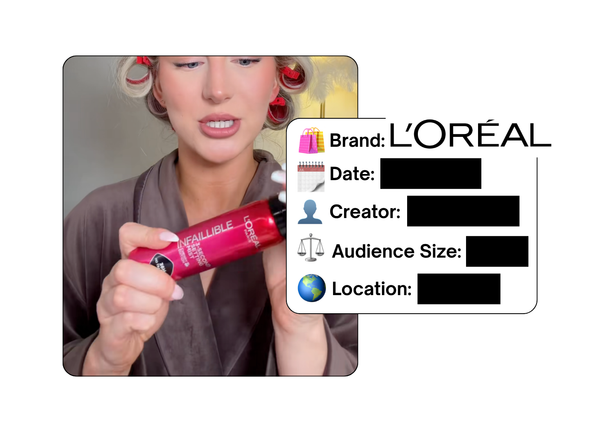 Spotted: L’Oreal in a new paid collab