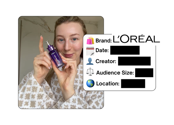 Spotted: L’Oreal in a new paid collab