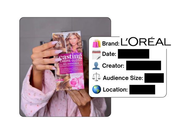 Spotted: L’Oreal in a new paid collab