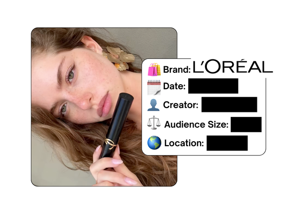 Spotted: L'Oreal Group in a new paid collab