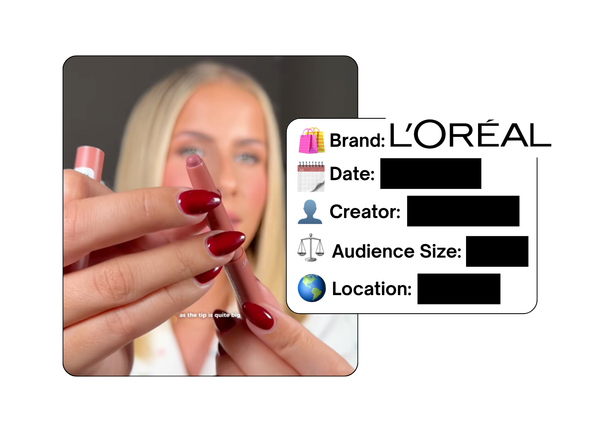 Spotted: L’Oreal in a new paid collab