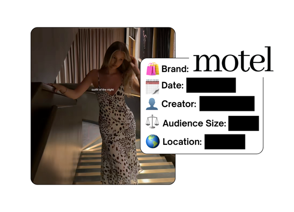 Spotted: MOTEL ROCKS in a new paid collab