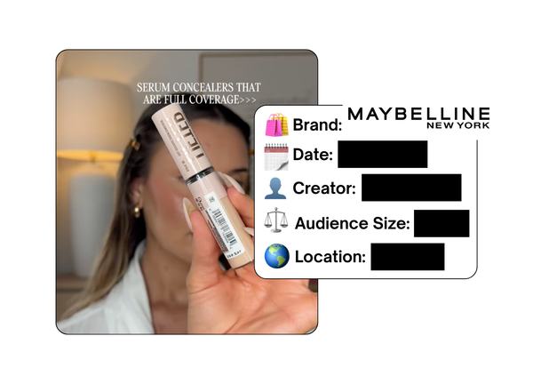 Spotted: Maybelline in a new paid collab