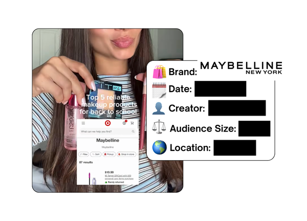 Spotted: Maybelline x Target in a new paid collab