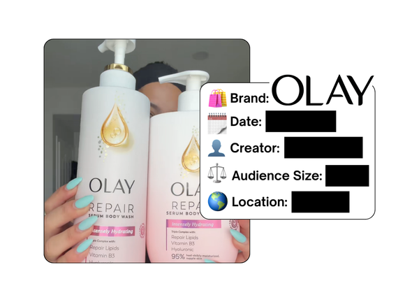 Spotted: Olay in a new paid collab