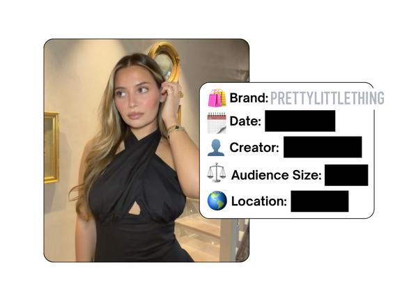 Spotted: Pretty Little Thing in a new paid collab