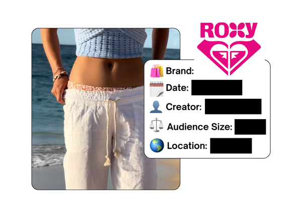 Spotted: ROXY in a new paid collab