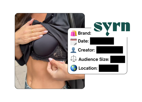 Spotted: SYRN by Sydney Sweeney in a new paid collab