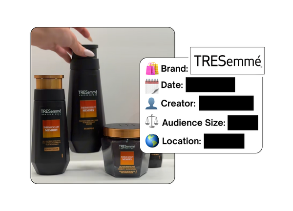 Spotted: TRESemmé in a new paid collab