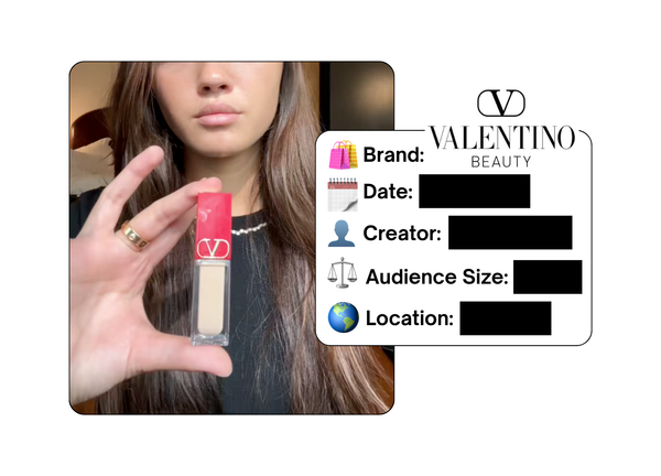 Spotted: Valentino Beauty in a new paid collab