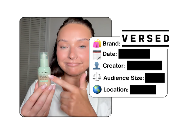 Spotted: Versed in a new paid collab