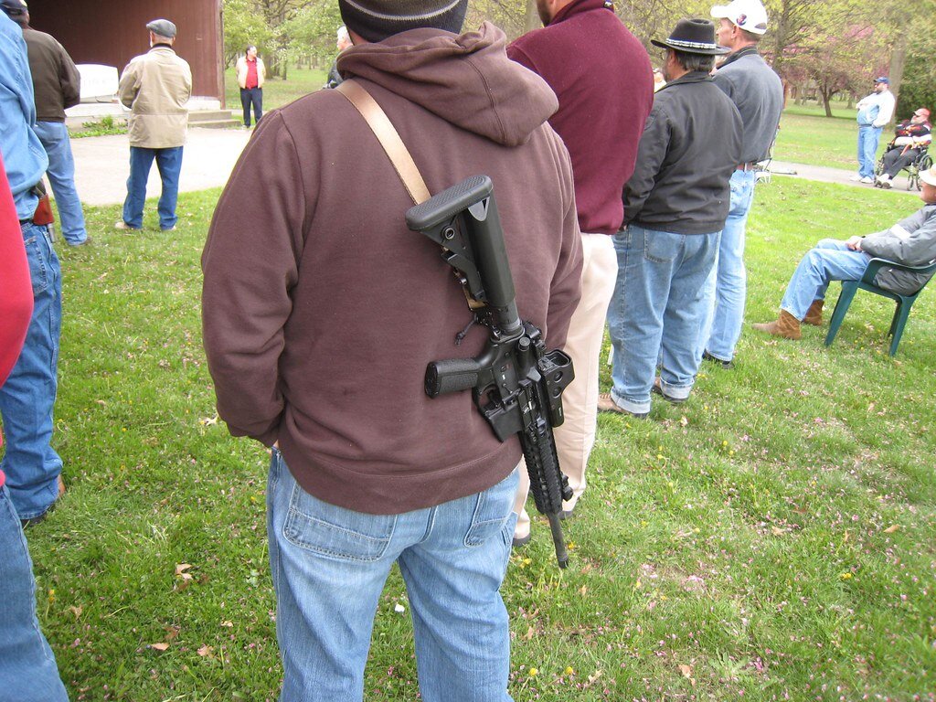  An “Open Carry” rally in Campbell, Ohio, 2010. 