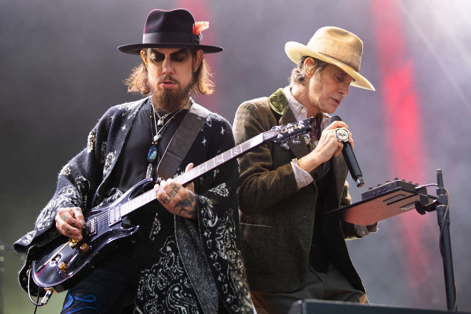 Dave Navarro and Perry Farrell of Jane’s Addiction in September 2024. Admittedly, not a great band.