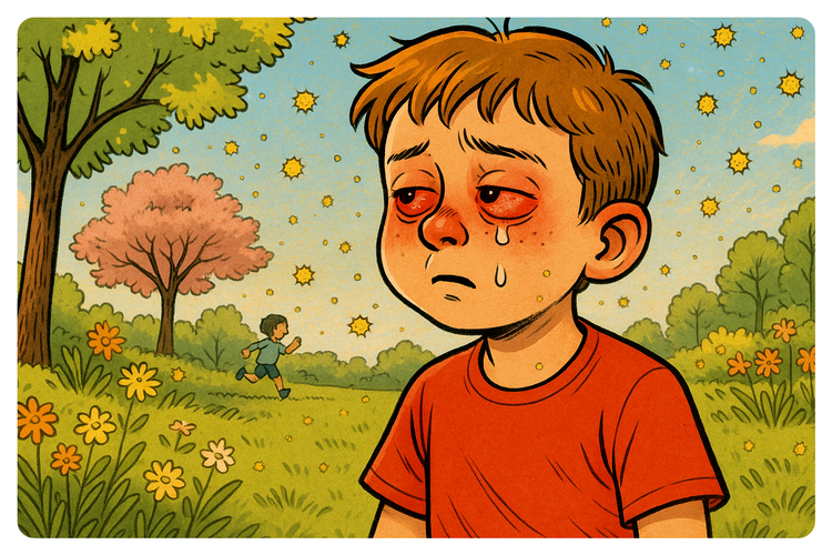 👀 Conjuntivitis alérgica en niños: síntomas, causas y tratamiento eficaz