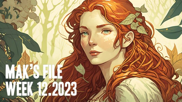 immagine generata sullo stile di Mucha