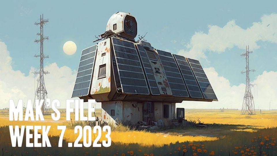 Week 7.2023: Small Data, un utilizzo di ChatGpt, Embrago Cinese.