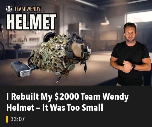 I Rebuilt My $2000 Team Wendy Helmet — It Was Too Small