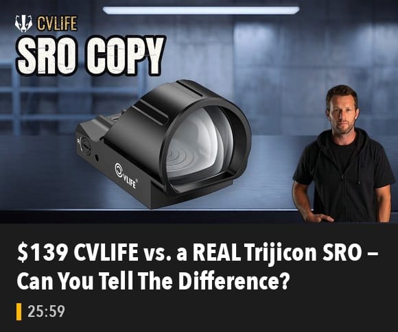 $139 CVLIFE vs. a REAL Trijicon SRO — Can You Tell The Difference?