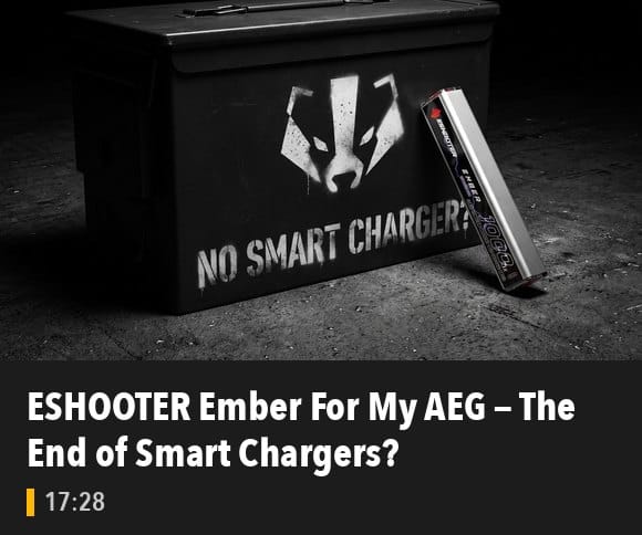 ESHOOTER Ember For My AEG — The End of Smart Chargers?