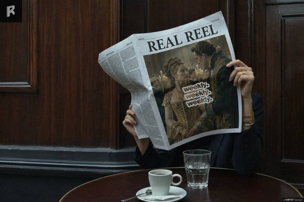 A woman read Vertical Drama News on Real-Reel.com