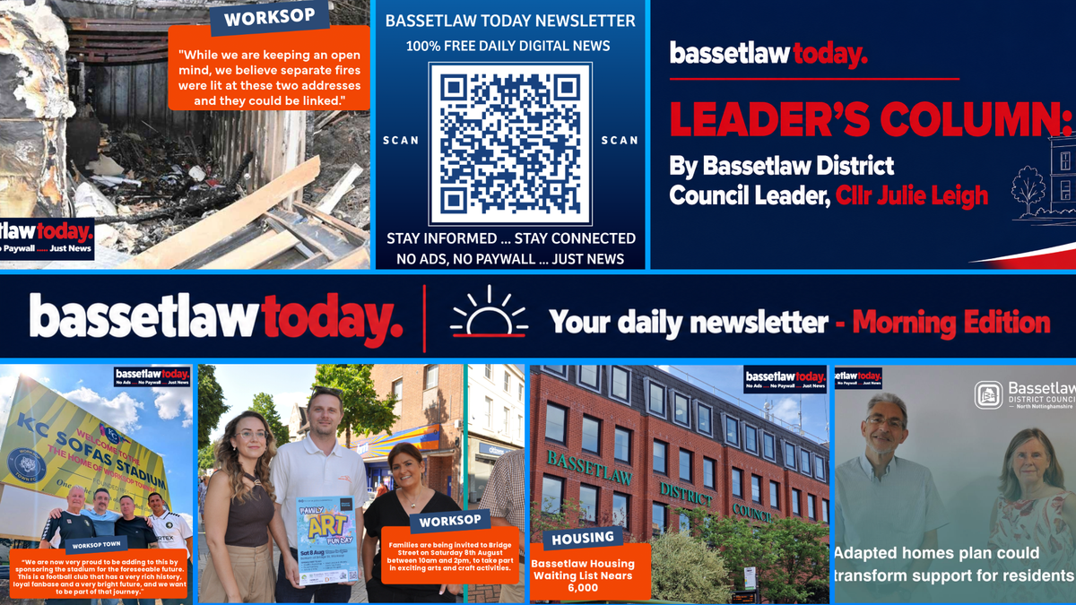 Worksop Arsons, Housing List Nears 6000, 'Sofa' So Good For The Tigers & More
