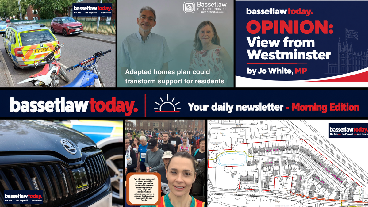 80 New Homes Proposed in Retford,  Police Operation 'Pernicious' Underway, Bad Timing by Speeder & More.