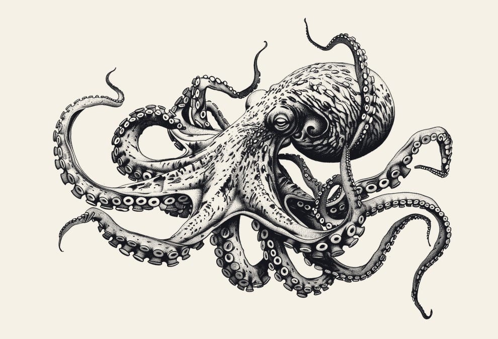The deep-cuts kraken at rest