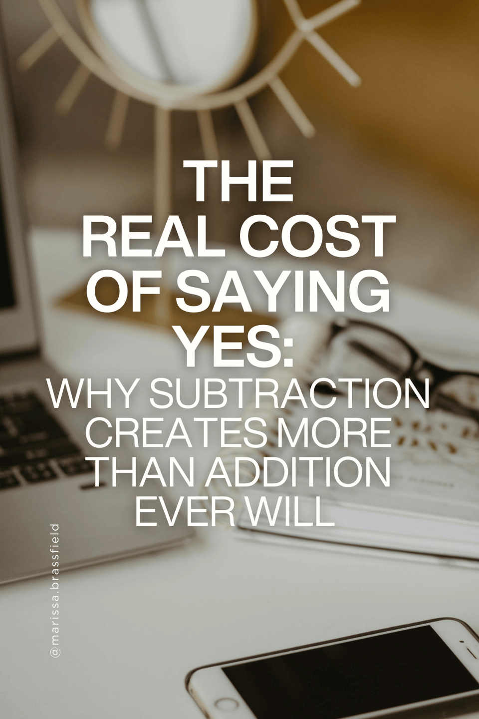 Illustration of the hidden cost of saying yes, representing strategic elimination and subtraction