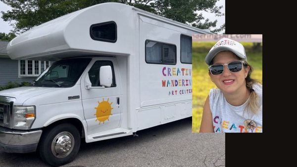 Meet the Rhode Island Artist Taking Art Class on the Road