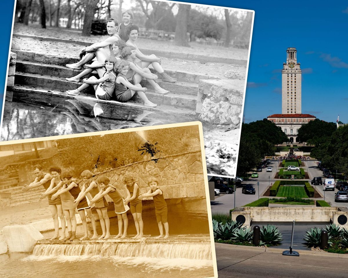 Winners of the “Fitter Family” eugenics competition in Texas State Fair, 1925, against University of Texas at Austin, where a