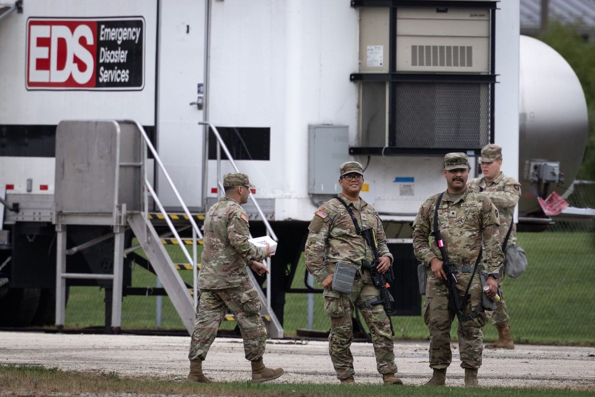 ‘Are We in a Civil War?’ Texas Troops Are Still in Illinois, but It’s Getting Messy