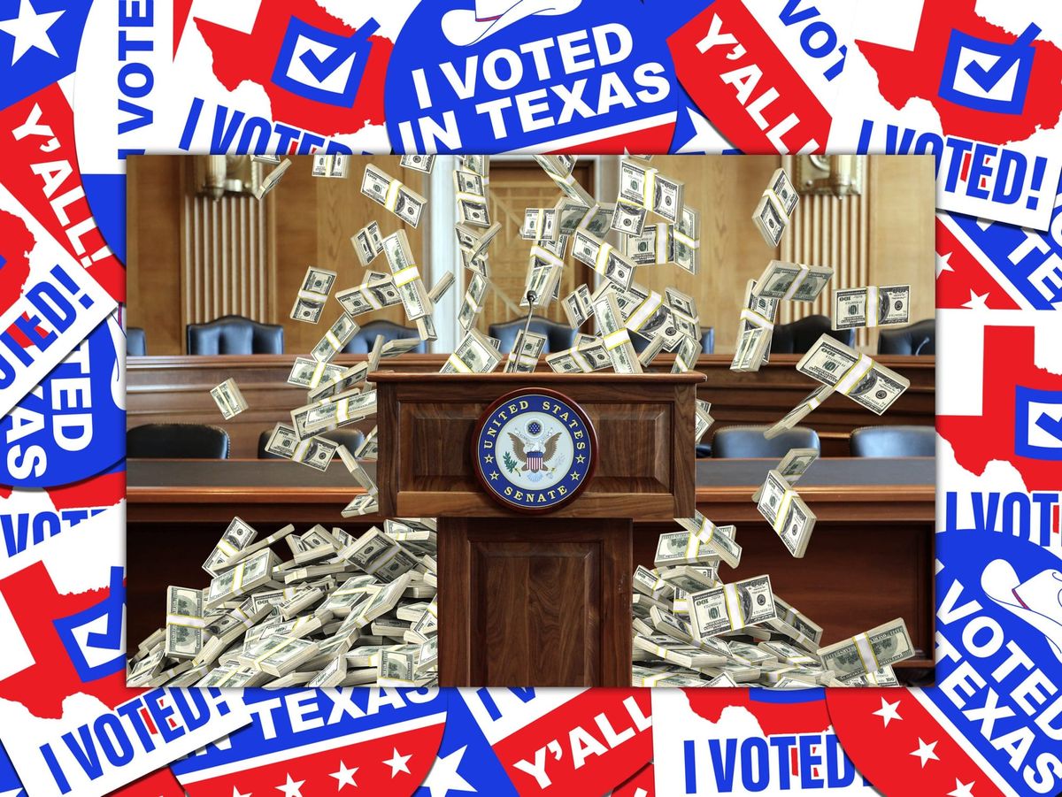 A staggering $122 million has been spent so far in Texas’ Senate primary.