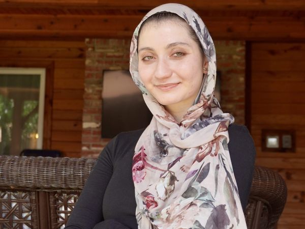 Ward Sakeik, a 22-year-old Palestinian woman who was detained by ICE for 141 days
