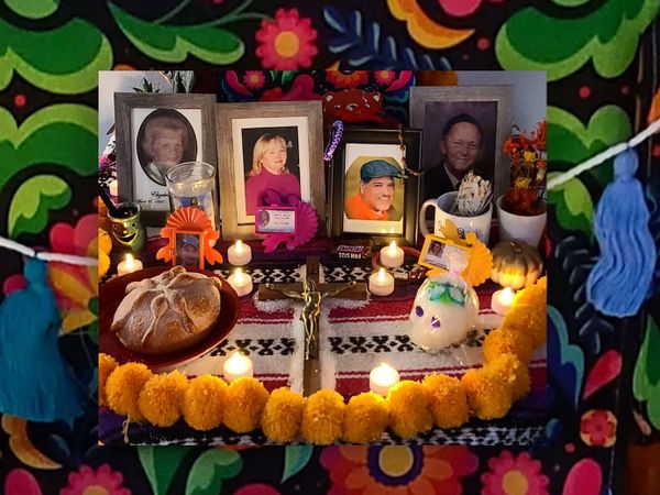 Writer Samantha Chavarria created her first ofrenda in 2018 to improve the way she remembered her late father. (Photo Illustr