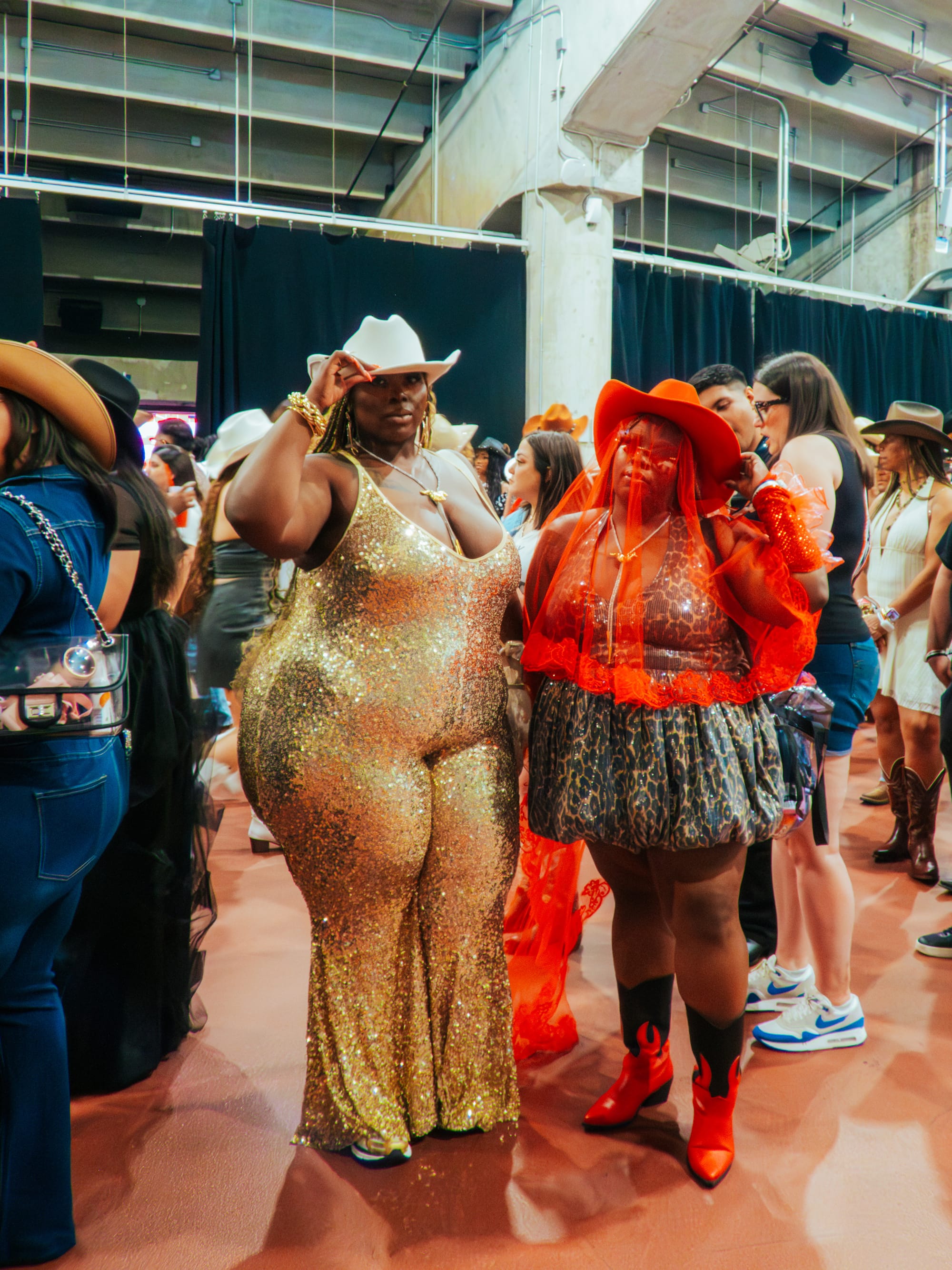 Fans at Beyoncé’s Cowboy Carter tour stop in Houston on June 28. (Cat Cadenas, The Barbed Wire)
