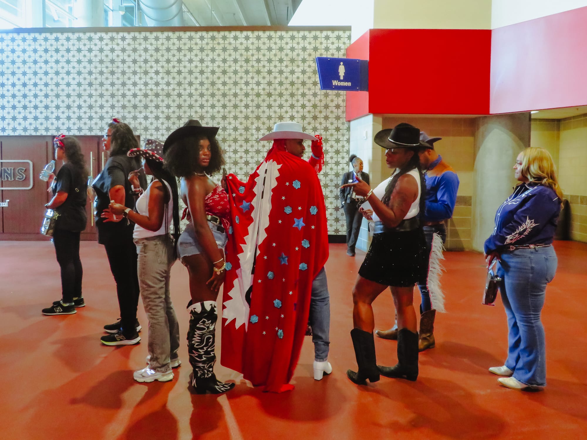 Fans at Beyoncé’s Cowboy Carter tour stop in Houston on June 28. (Cat Cadenas, The Barbed Wire)