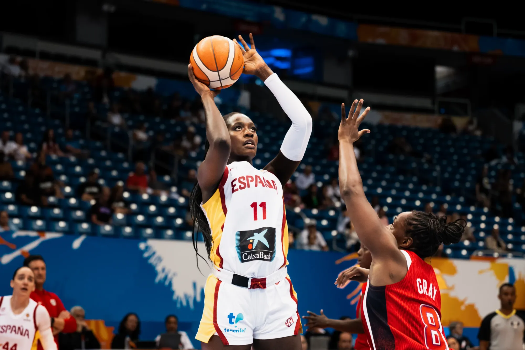 Spanish basketball player Awa Fam