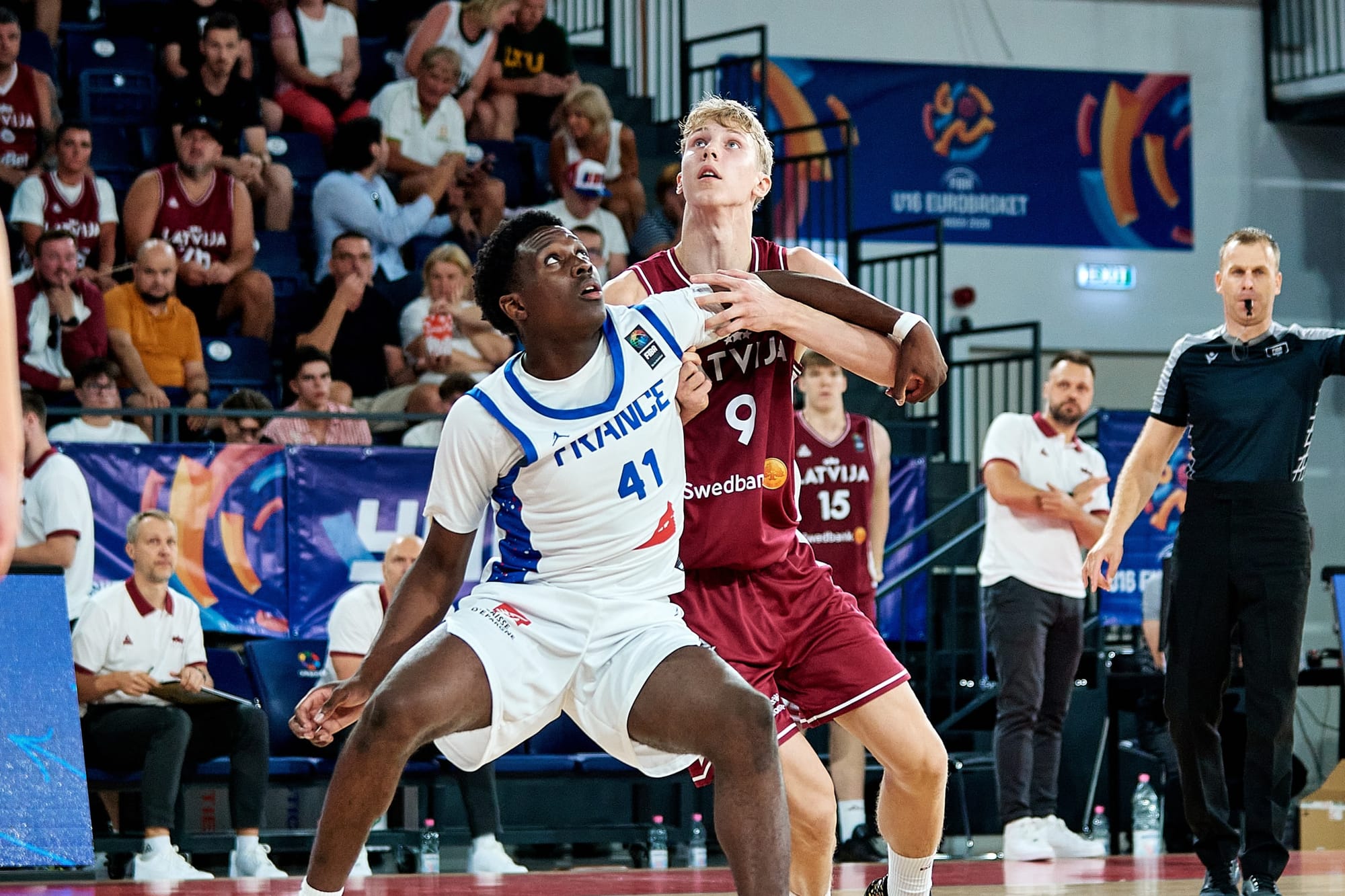 France players during EuroBasket U16 final.
