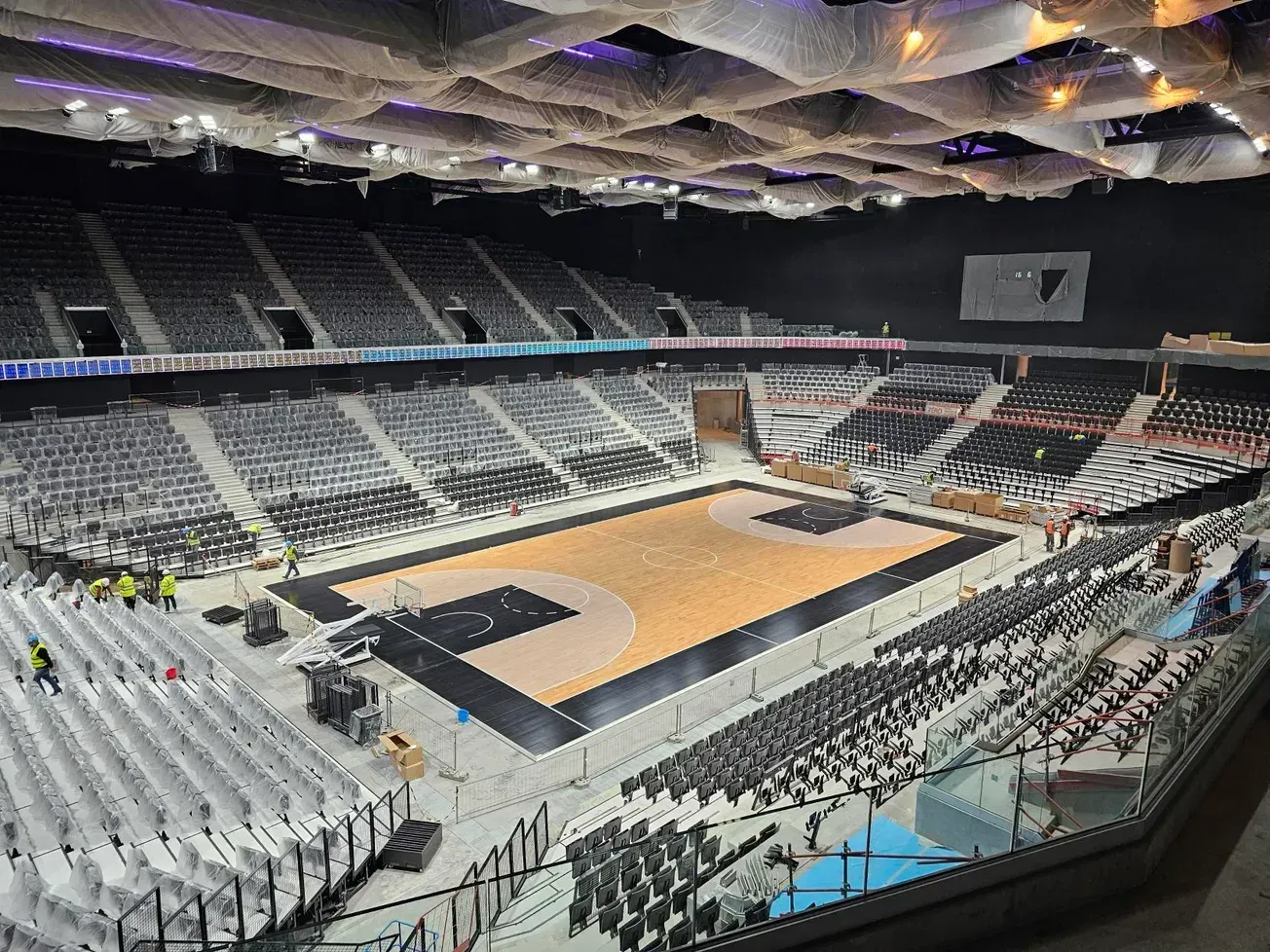 Un tournoi de l'Euroleague Basketball Adidas Next Generation à Paris