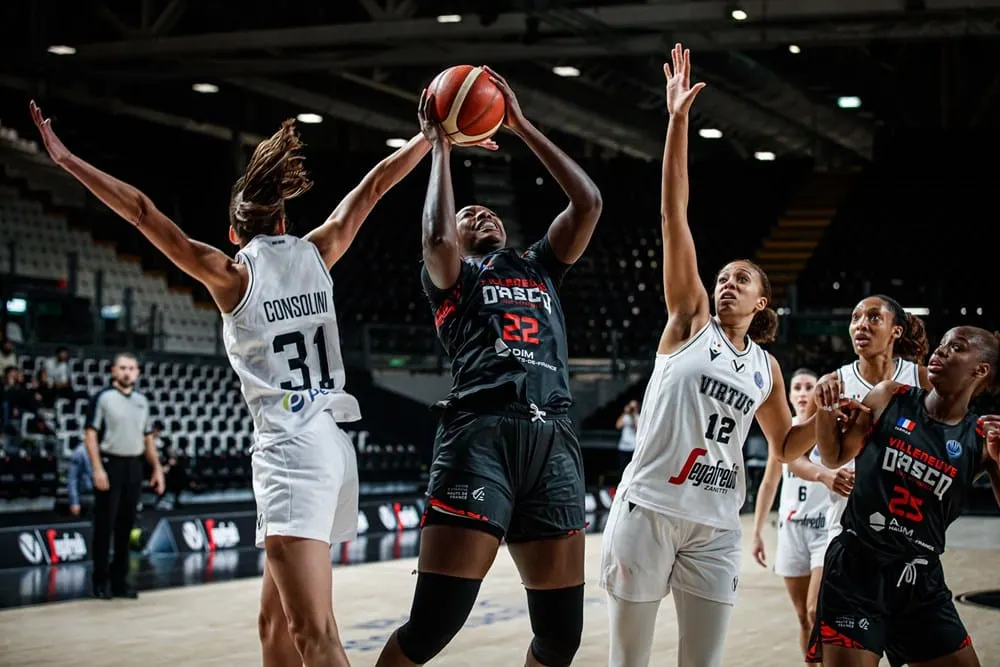 Euroleague féminine : Villeneuve d'Ascq échoue de peu à Bologne